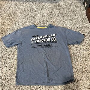 Caterpillar Gray Short Sleeve Tee